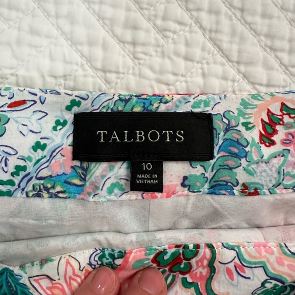 Like new Talbots A-Line 100% cotton skirt, Size 10 - Picture 4 of 5